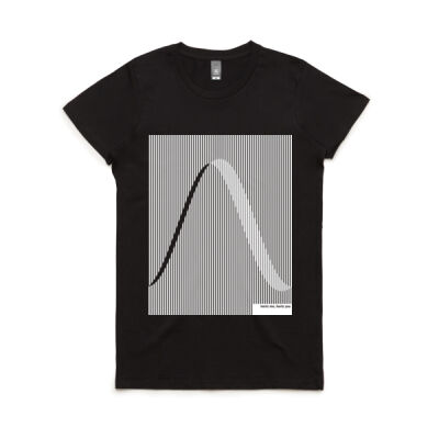 women's hertz me, hertz you tee - 2023 edition - white print Thumbnail