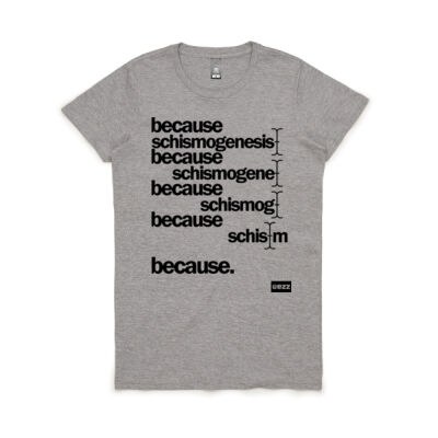 women's schismogenesis tee - 2023 edition - black print Thumbnail