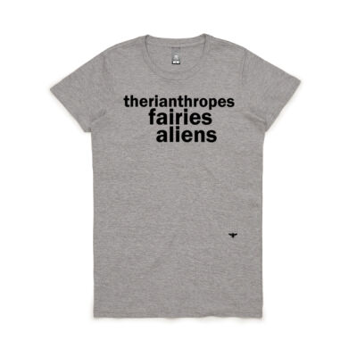 women's trance tee - black print Thumbnail